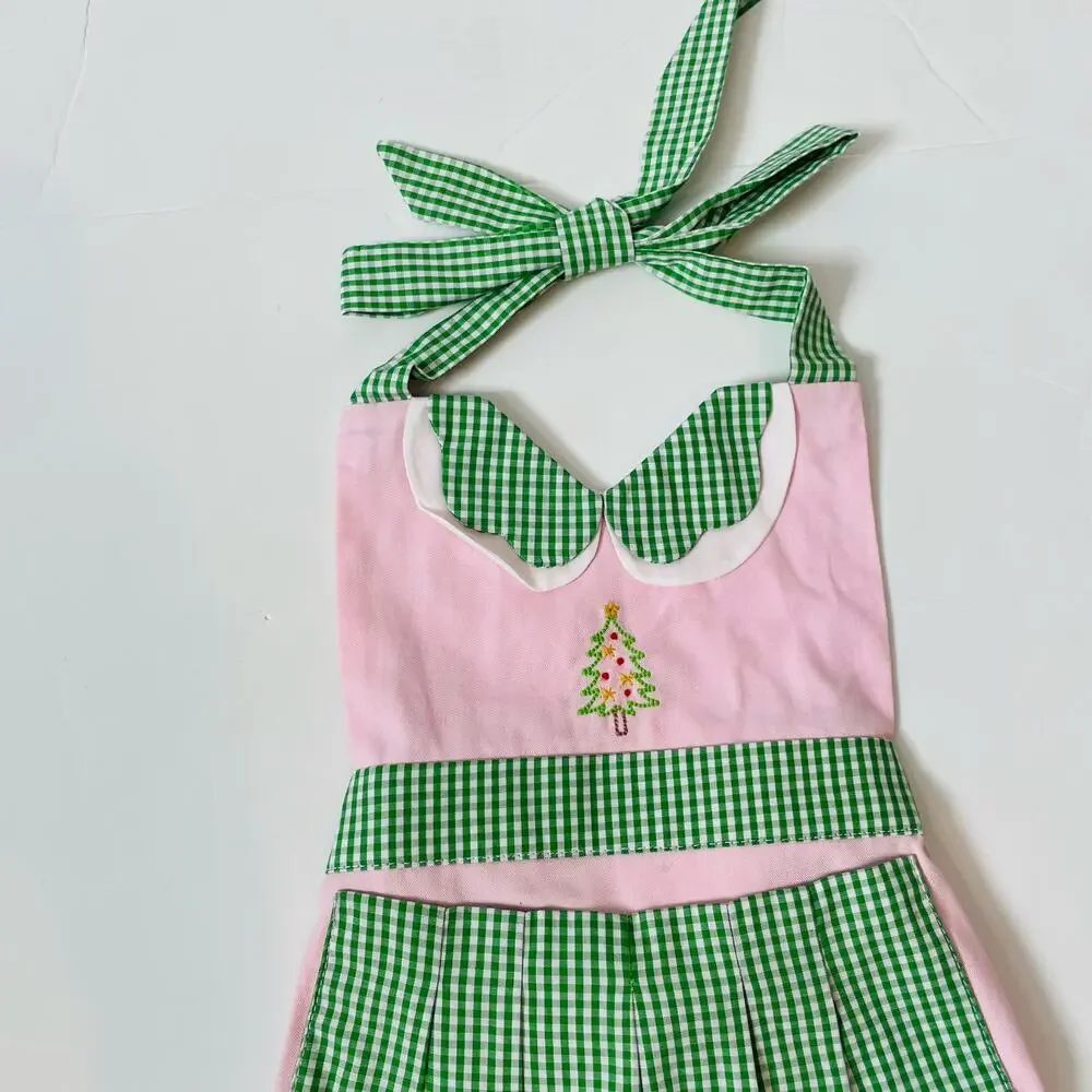 NWT TPP Toddler Christmas Girl's Apron